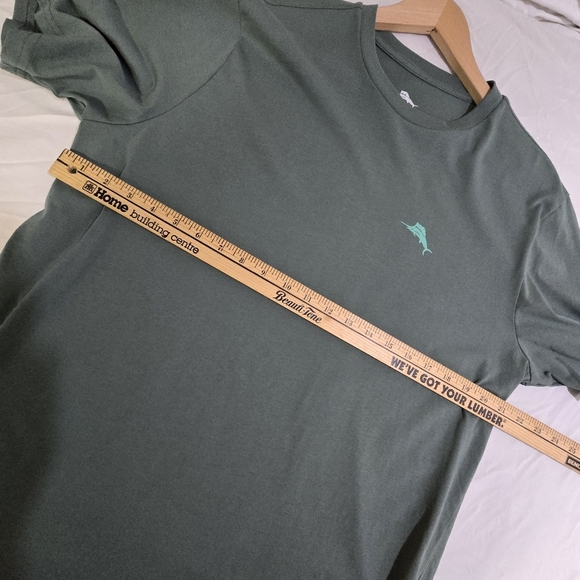 Tommy Bahama Men's Green Medium 💯 Cotton T-Shirt - Picture 6 of 9